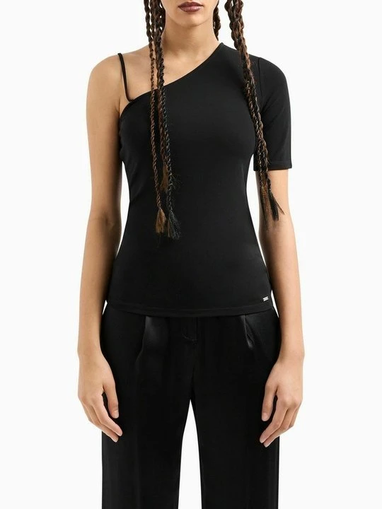 Zdjęcie produktu T-shirt z nadrukiem Armani Exchange czarny