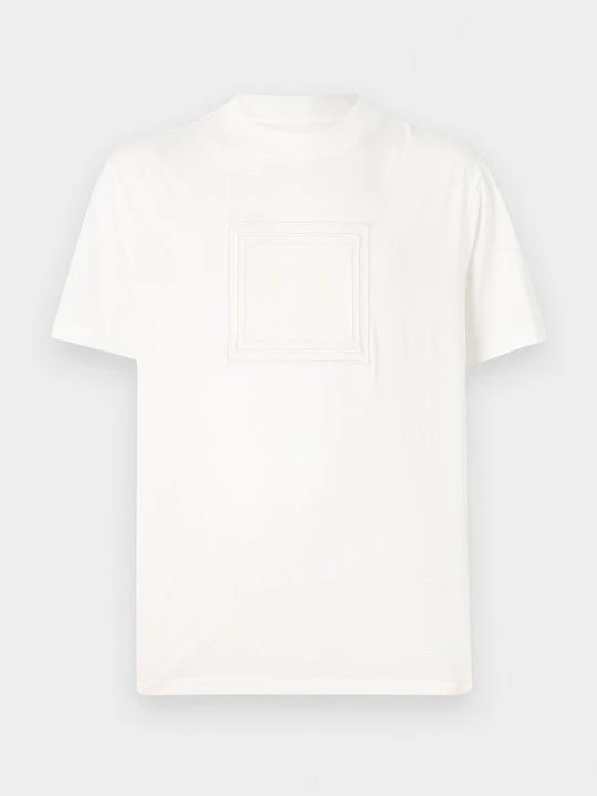 Zdjęcie produktu T-shirt z nadrukiem Armani Exchange mleczny