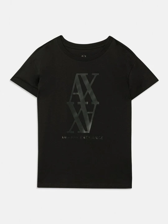 Zdjęcie produktu T-shirt z nadrukiem Armani Exchange czarny