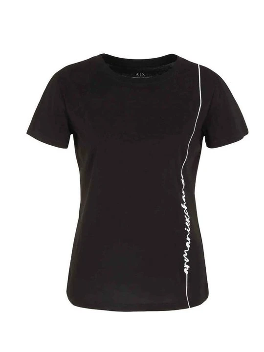 Zdjęcie produktu T-shirt z nadrukiem Armani Exchange czarny
