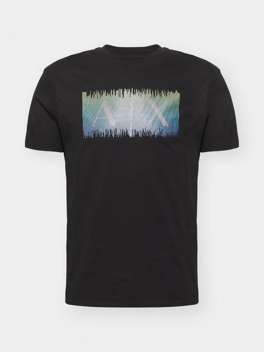 Zdjęcie produktu T-shirt z nadrukiem Armani Exchange czarny