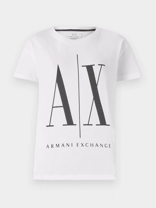Zdjęcie produktu T-shirt z nadrukiem Armani Exchange biały