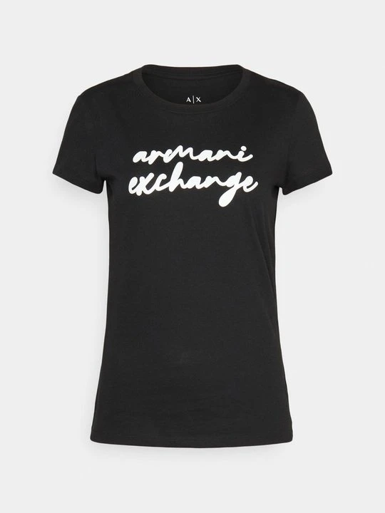 Zdjęcie produktu T-shirt z nadrukiem Armani Exchange czarny