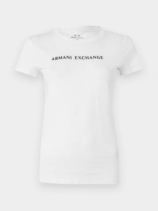 Zdjęcie produktu T-shirt z nadrukiem Armani Exchange biały