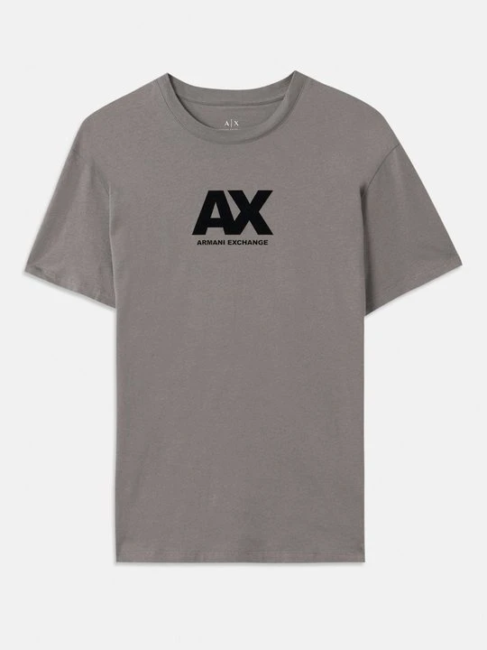 Zdjęcie produktu T-shirt z nadrukiem Armani Exchange ciemnoszary