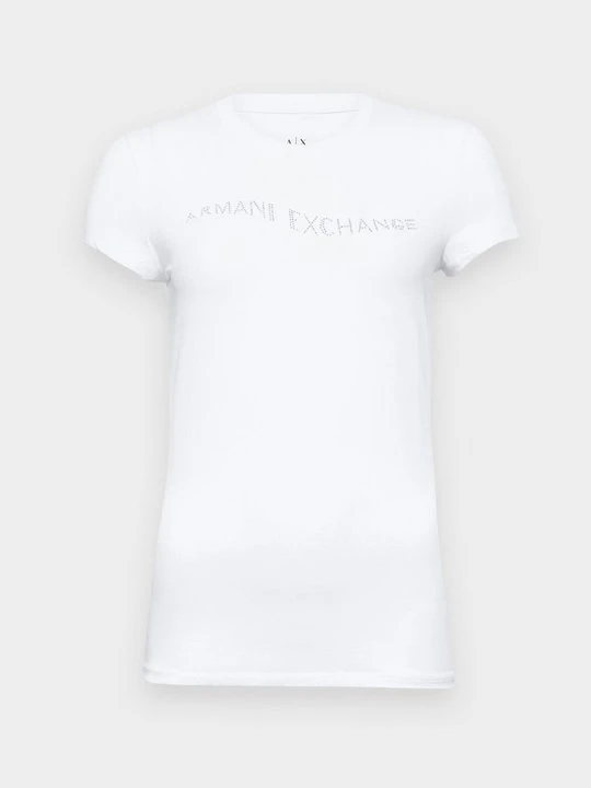 Zdjęcie produktu T-shirt z nadrukiem Armani Exchange biały