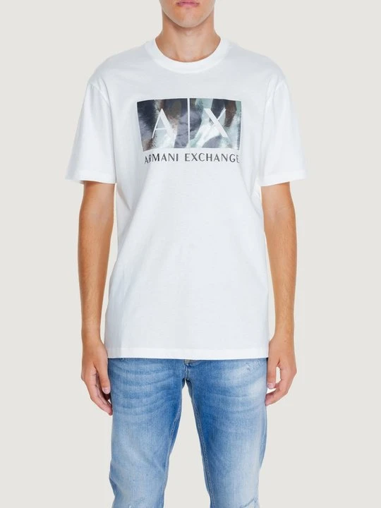 Zdjęcie produktu T-shirt z nadrukiem Armani Exchange biały