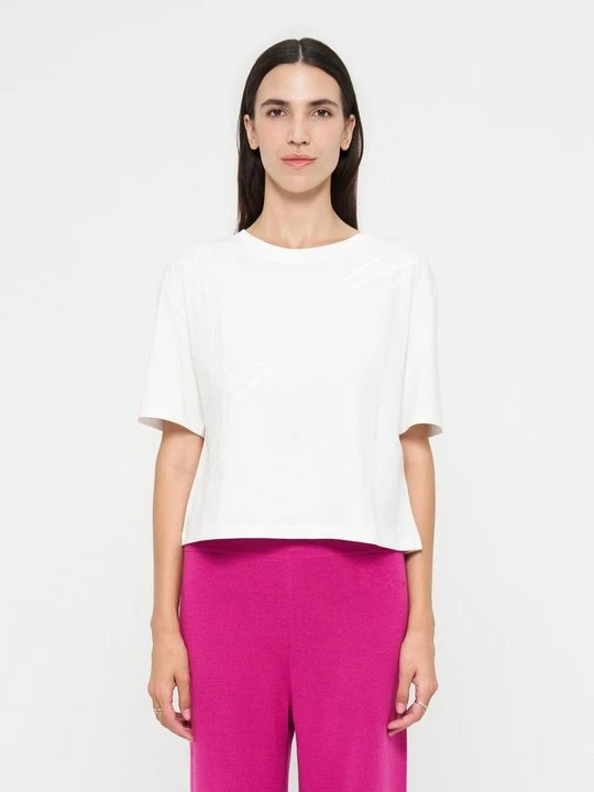 Zdjęcie produktu T-shirt z nadrukiem Armani Exchange biały