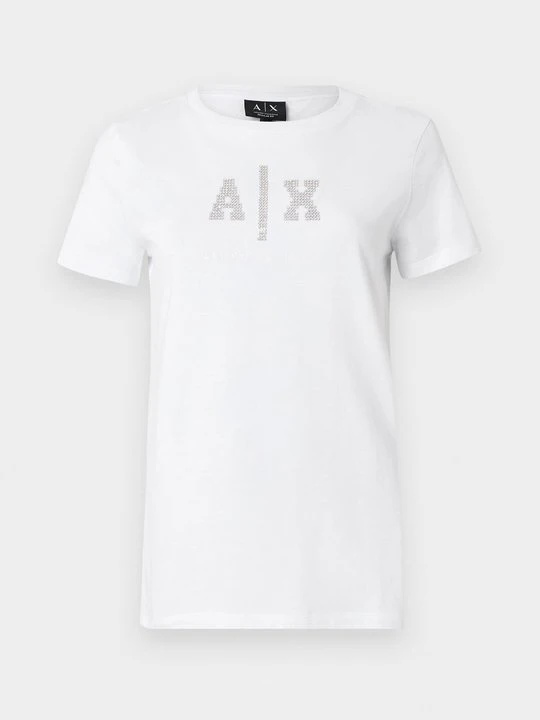 Zdjęcie produktu T-shirt z nadrukiem Armani Exchange biały