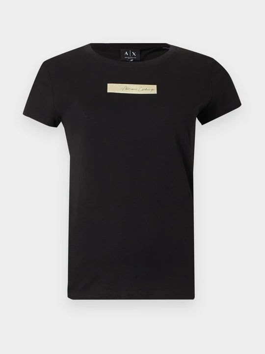 Zdjęcie produktu T-shirt z nadrukiem Armani Exchange czarny