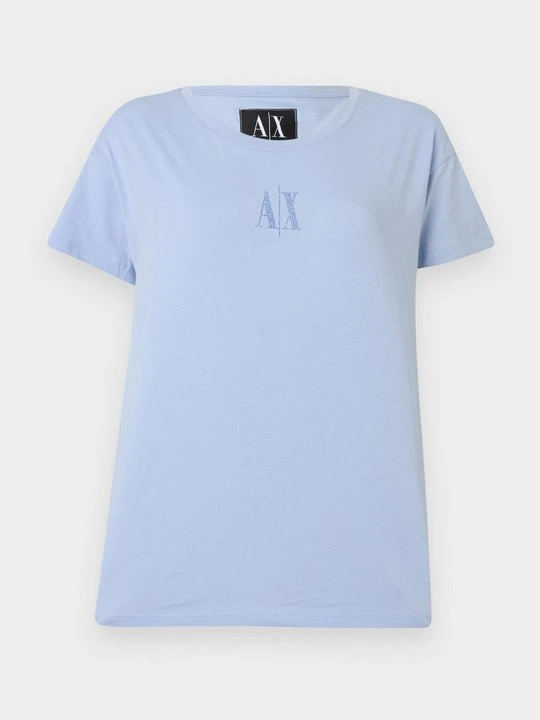 Zdjęcie produktu T-shirt z nadrukiem Armani Exchange jasnoniebieski