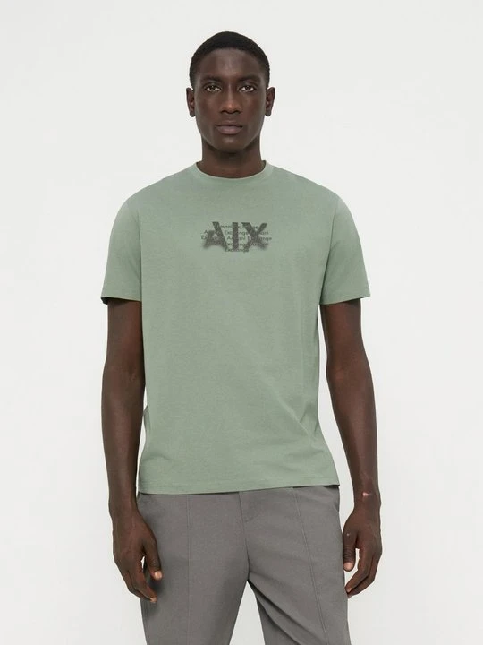 Zdjęcie produktu T-shirt z nadrukiem Armani Exchange zielony