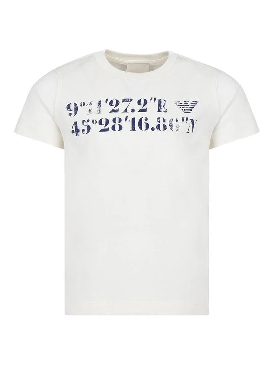 Zdjęcie produktu T-shirt z nadrukiem Giorgio Armani biały