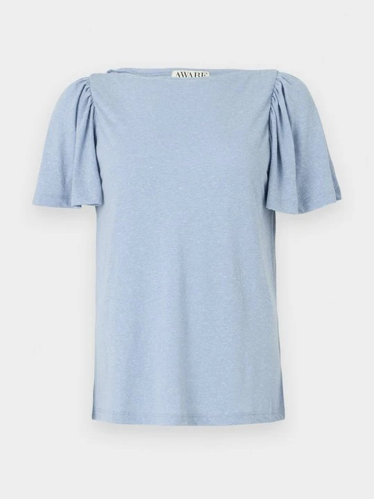Zdjęcie produktu T-shirt z nadrukiem Aware niebieski