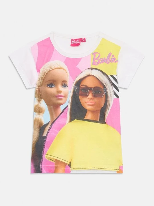 Zdjęcie produktu T-shirt z nadrukiem Barbie biały