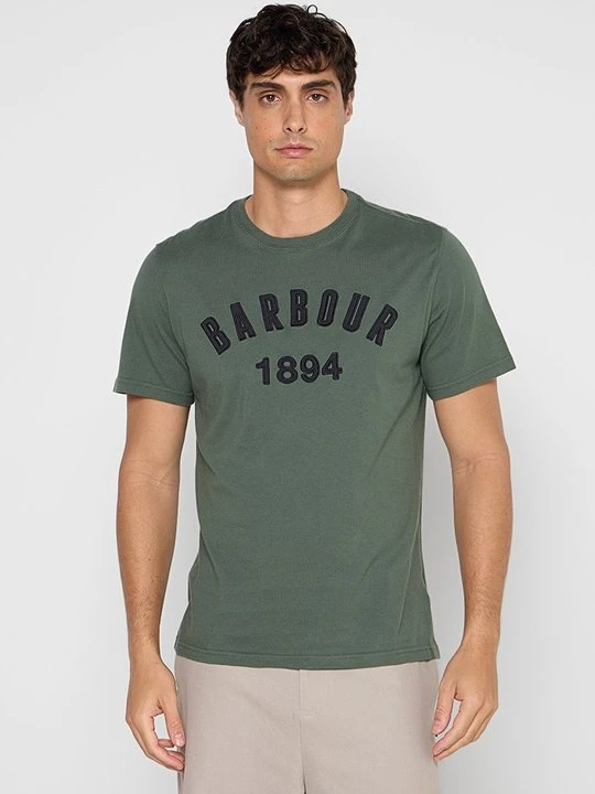 Zdjęcie produktu T-shirt z nadrukiem Barbour zielony