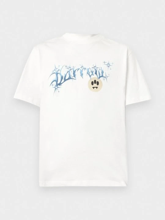 Zdjęcie produktu T-shirt z nadrukiem Barrow mleczny