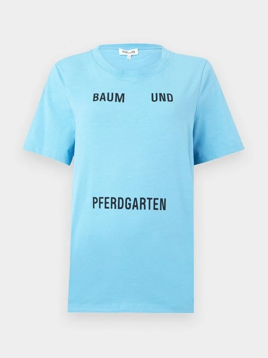 Zdjęcie produktu T-shirt z nadrukiem BAUM UND PFERDGARTEN jasnoniebieski