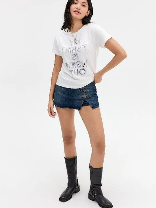 Zdjęcie produktu T-shirt z nadrukiem BDG Urban Outfitters biały