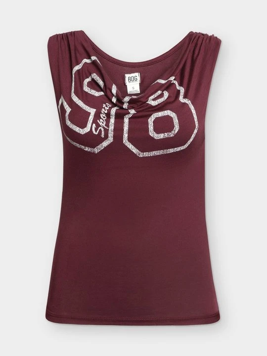 Zdjęcie produktu T-shirt z nadrukiem BDG Urban Outfitters czerwony