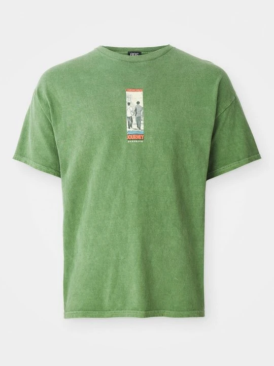 Zdjęcie produktu T-shirt z nadrukiem BDG Urban Outfitters zielony