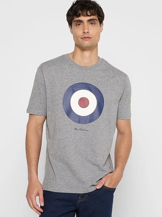 Zdjęcie produktu T-shirt z nadrukiem Ben Sherman szary