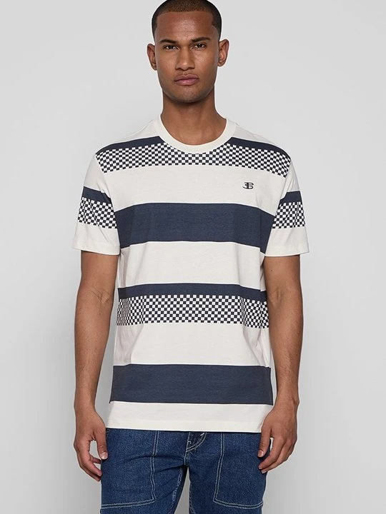 Zdjęcie produktu T-shirt z nadrukiem Ben Sherman granatowy