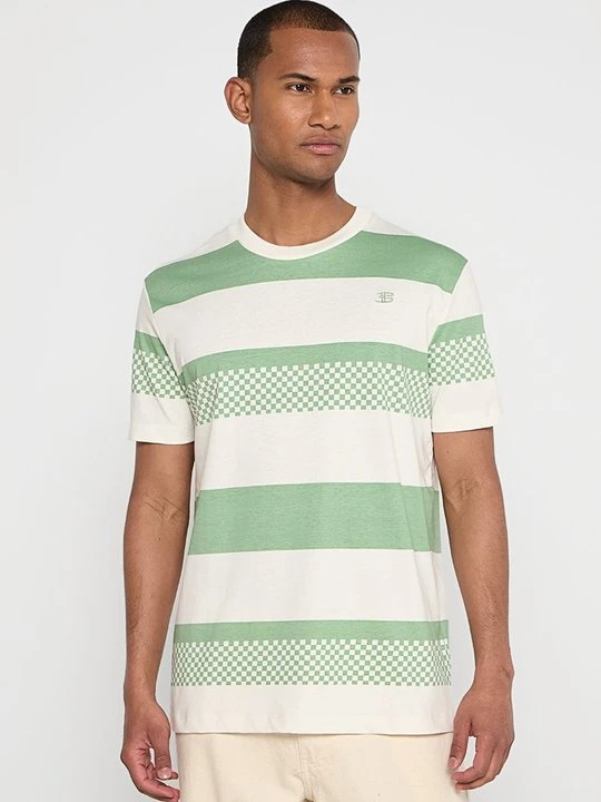 Zdjęcie produktu T-shirt z nadrukiem Ben Sherman miętowy