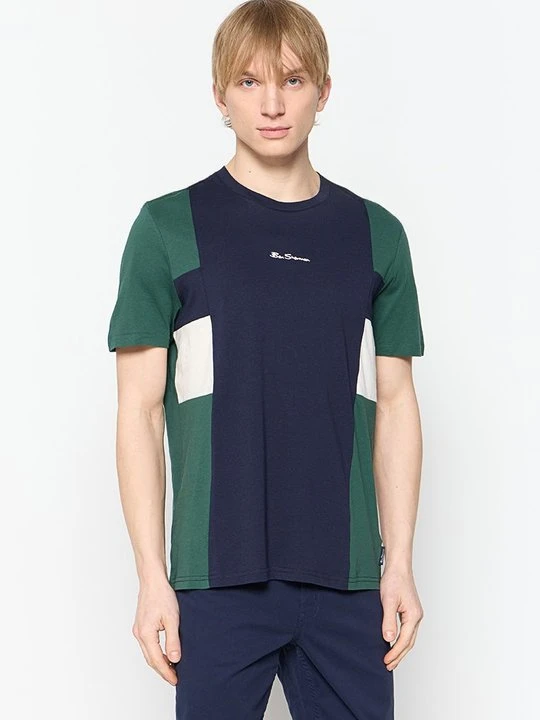 Zdjęcie produktu T-shirt z nadrukiem Ben Sherman granatowy