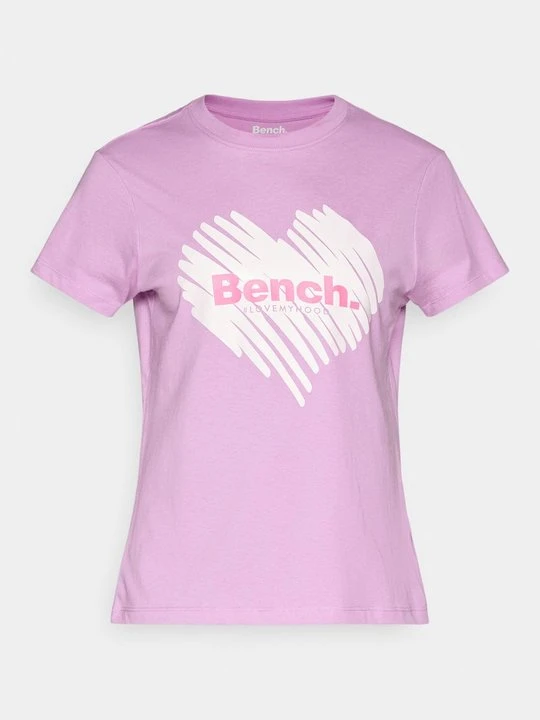 Zdjęcie produktu T-shirt z nadrukiem Bench fioletowy