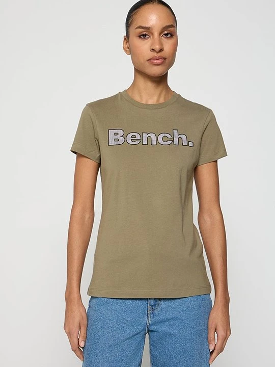 Zdjęcie produktu T-shirt z nadrukiem Bench khaki