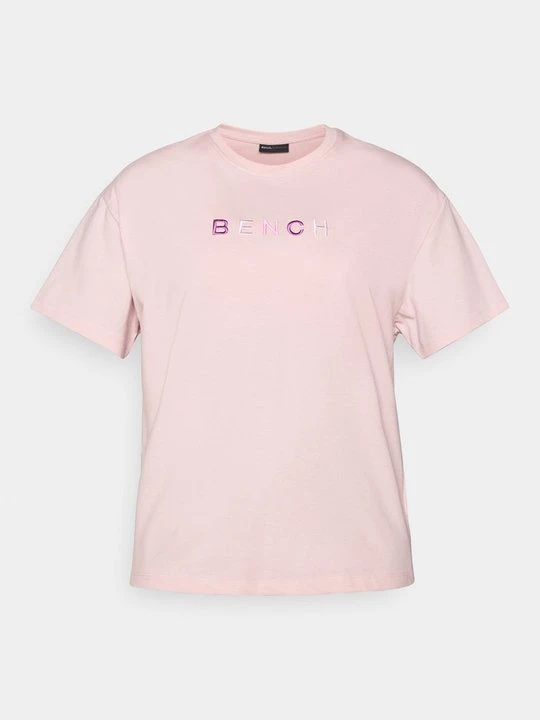 Zdjęcie produktu T-shirt z nadrukiem Bench jasnoróżowy
