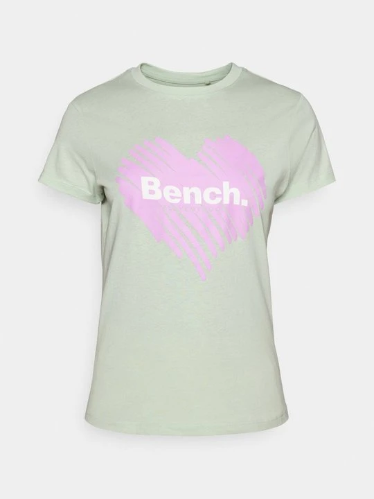 Zdjęcie produktu T-shirt z nadrukiem Bench jasnozielony