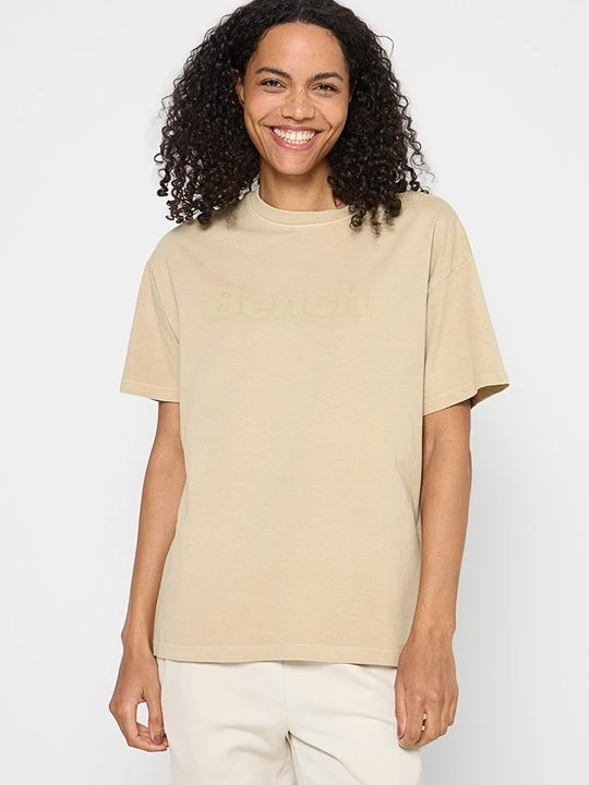 Zdjęcie produktu T-shirt z nadrukiem Bench beżowy