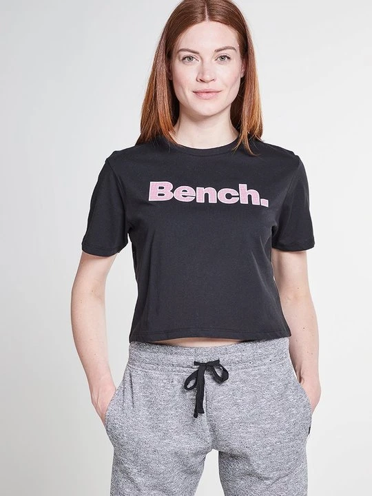 Zdjęcie produktu T-shirt z nadrukiem Bench srebrny