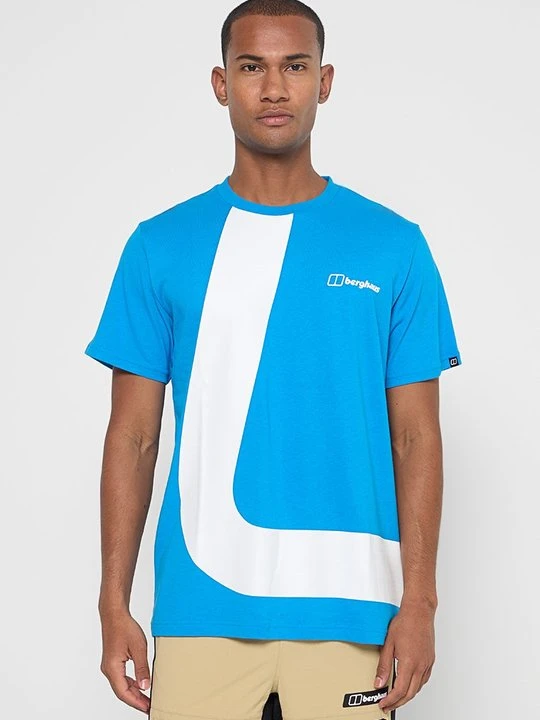 Zdjęcie produktu T-shirt z nadrukiem Berghaus niebieski