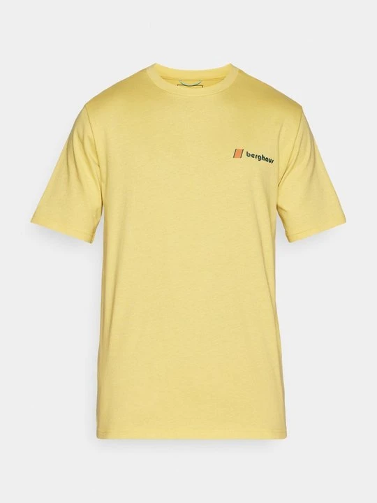 Zdjęcie produktu T-shirt z nadrukiem Berghaus ciemnożółty