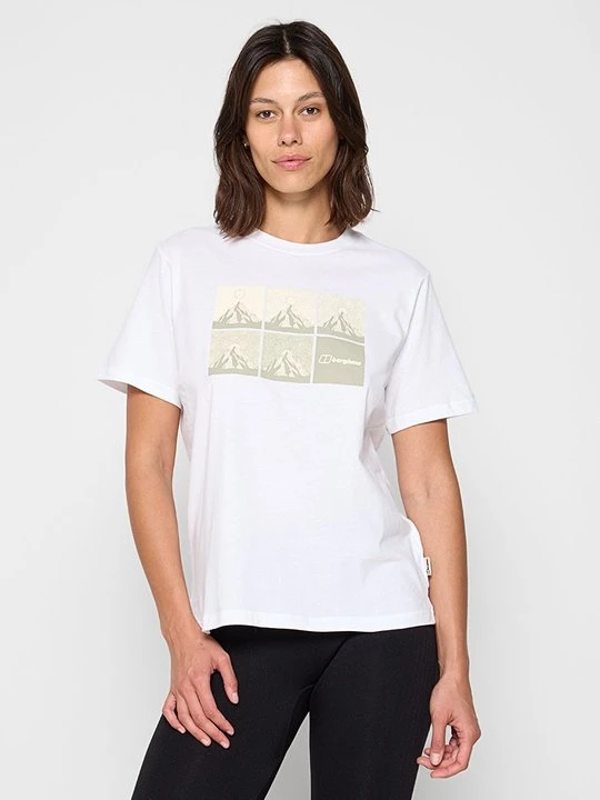 Zdjęcie produktu T-shirt z nadrukiem Berghaus biały