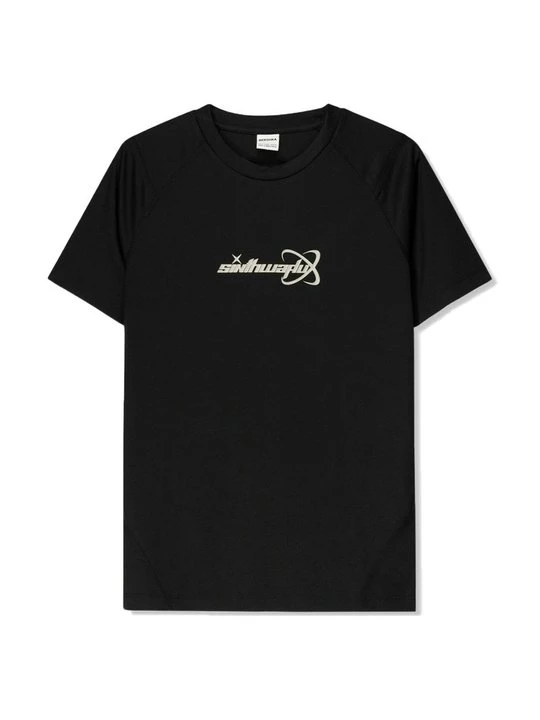 Zdjęcie produktu T-shirt z nadrukiem Bershka czarny