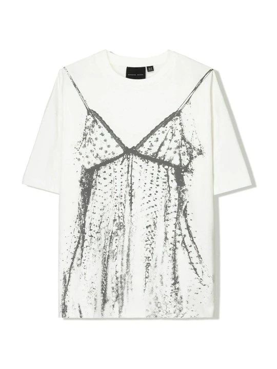 Zdjęcie produktu T-shirt z nadrukiem Bershka biały