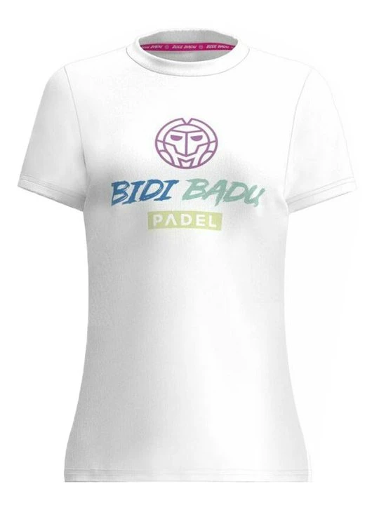 Zdjęcie produktu T-shirt z nadrukiem BIDI BADU biały