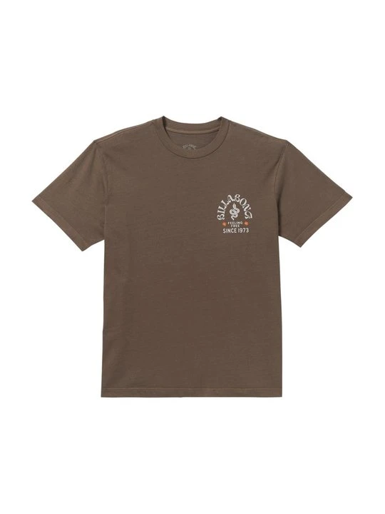 Zdjęcie produktu T-shirt z nadrukiem Billabong brązowy