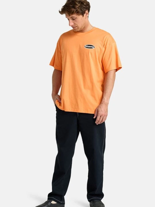 Zdjęcie produktu T-shirt z nadrukiem Billabong ciemnopomarańczowy