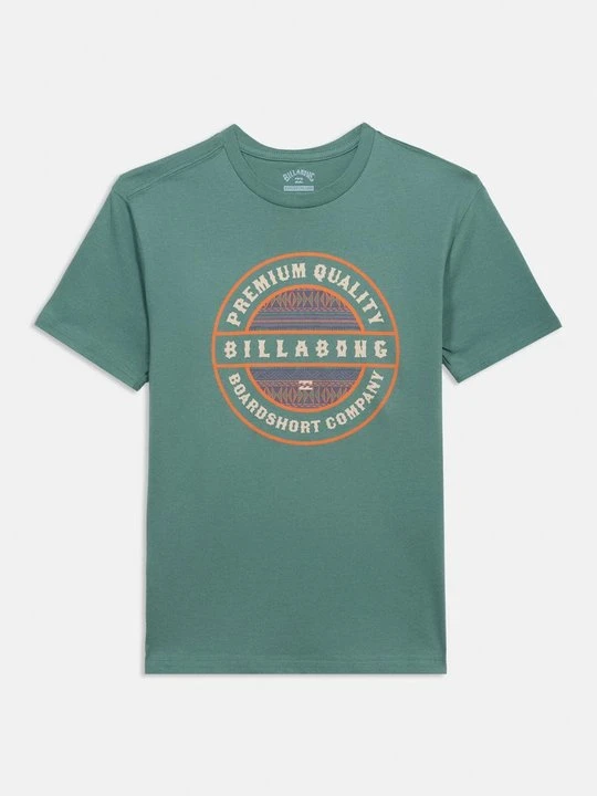 Zdjęcie produktu T-shirt z nadrukiem Billabong ciemnozielony
