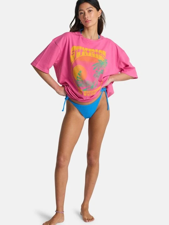 Zdjęcie produktu T-shirt z nadrukiem Billabong różowy