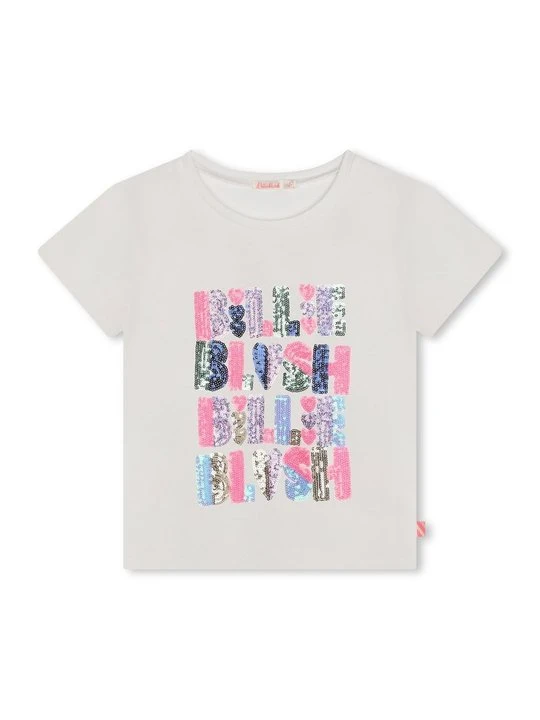 Zdjęcie produktu T-shirt z nadrukiem Billieblush beżowy