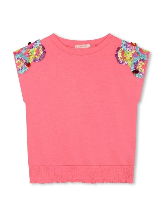 Zdjęcie produktu T-shirt z nadrukiem Billieblush różowy