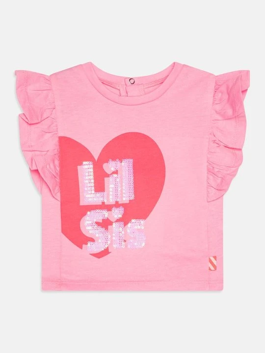 Zdjęcie produktu T-shirt z nadrukiem Billieblush jasnoróżowy