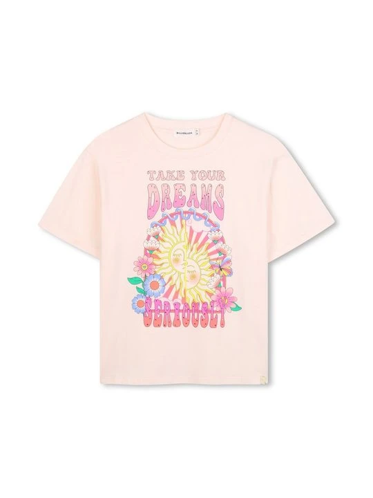 Zdjęcie produktu T-shirt z nadrukiem Billieblush jasnoróżowy