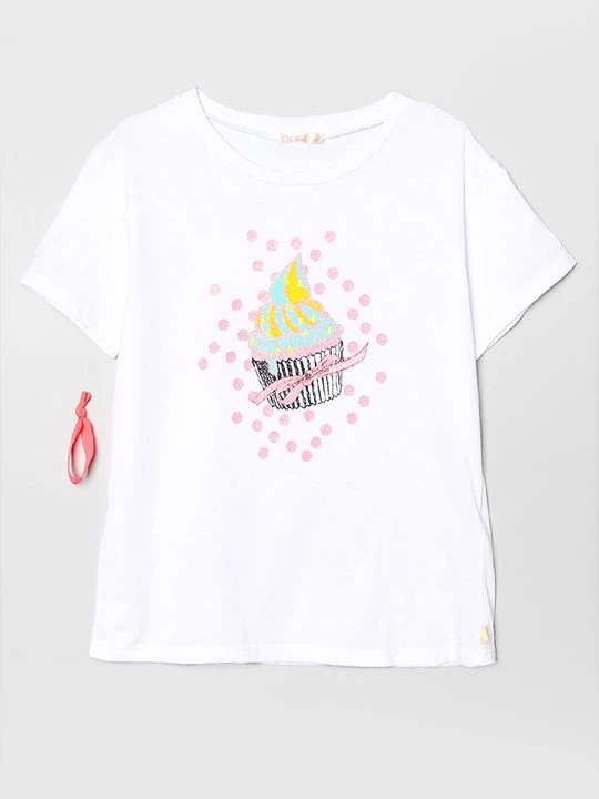 Zdjęcie produktu T-shirt z nadrukiem Billieblush czarny